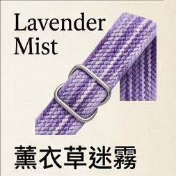 幾何、條紋尼龍錶帶