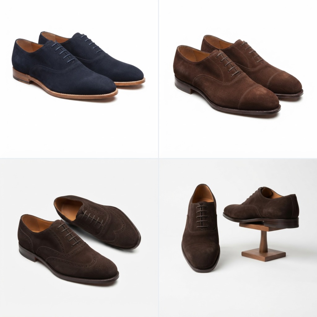 麂皮牛津鞋-Suede oxfords