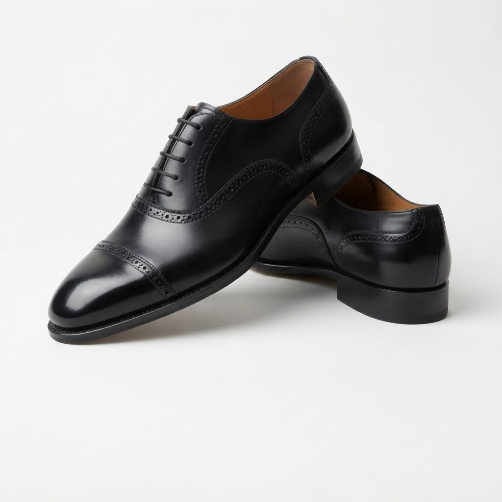 小牛皮牛津鞋-oxfords