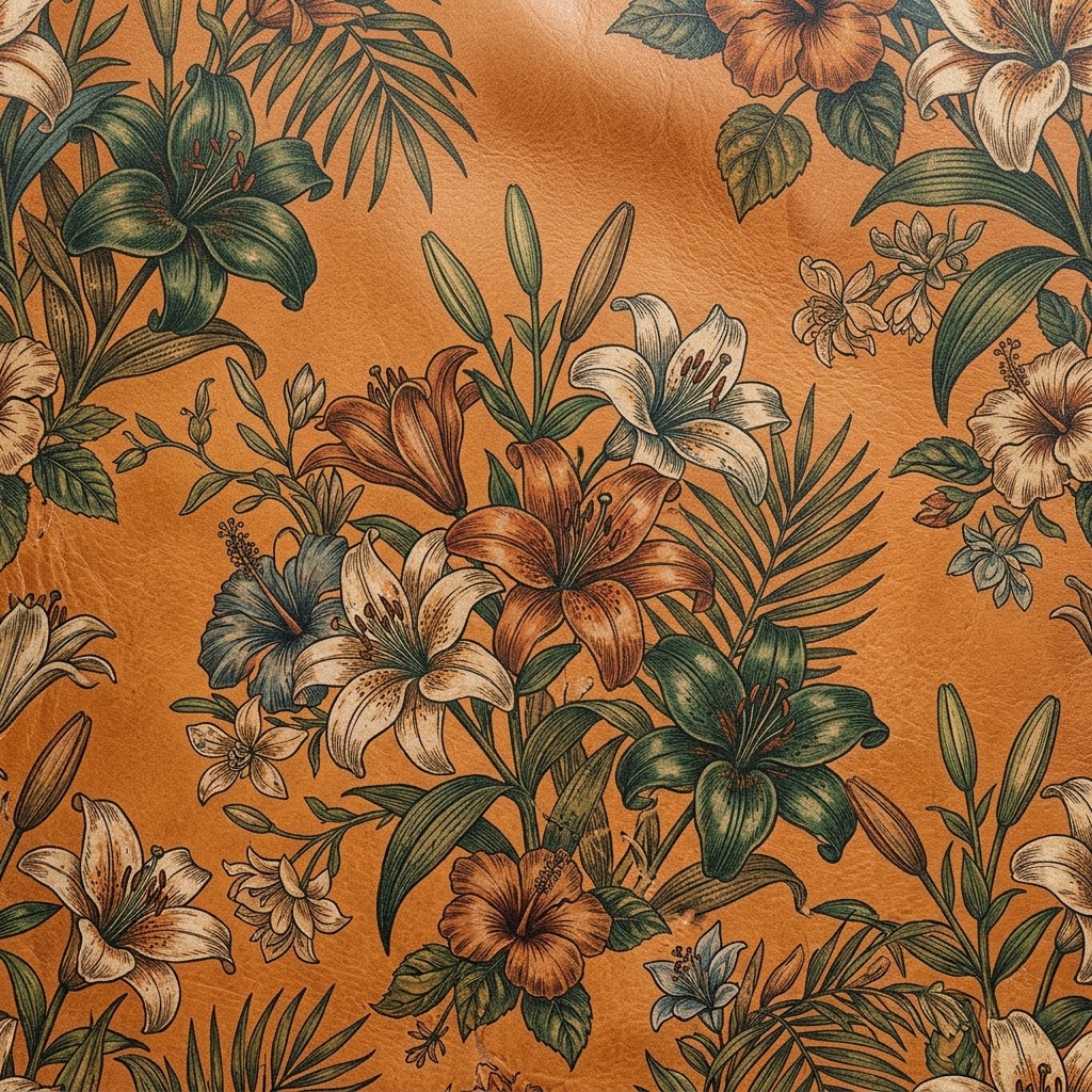 多款式印花表面處理皮革-Multistyle printed surface leather