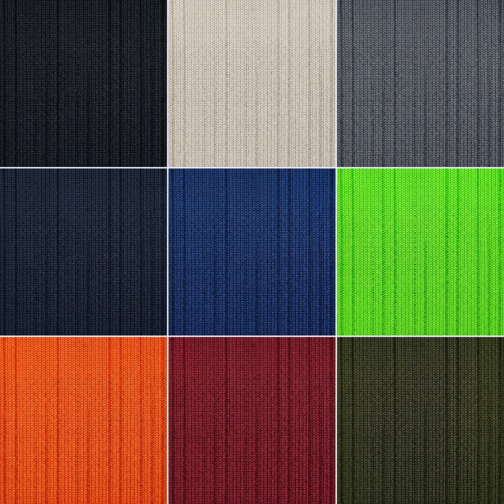 飛織鞋多色布料-進階色-Technical ribbed knitted fabric in multiple colors